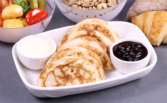 Naleśniki z polewą waniliową