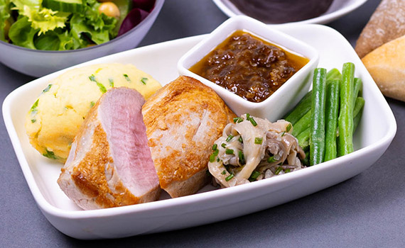 Polędwiczka wieprzowa z sosem