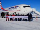 Boeingem 737 MAX přistál na Antarktidě
